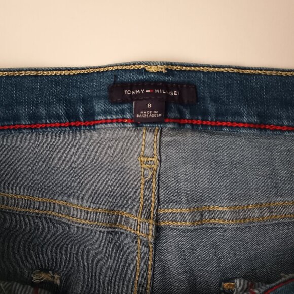 Tommy Hilfiger Denim Jeans Size 8 Greenwich Skinny Mid Rise Medium Wash - Picture 4 of 10